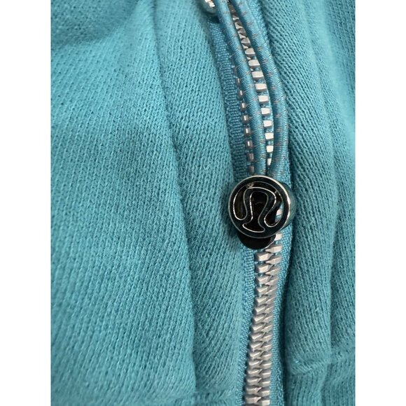 Lululemon Womens Scuba Sweatshirt Oversized Funnel Neck 1/2 Zip Cropped M/L - Picture 10 of 13